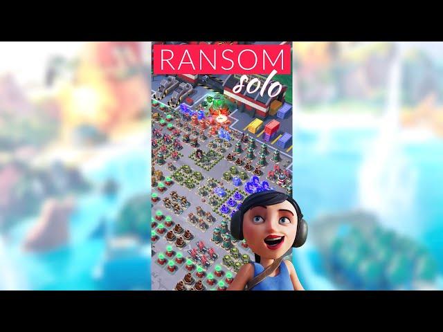 Boom Beach BEST ATTACKS - BULLIT taunt on Ransom