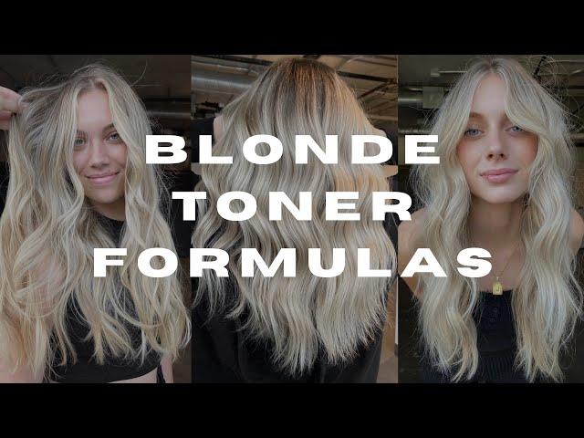 BLONDE TONER FORMULAS | using redken shades eq