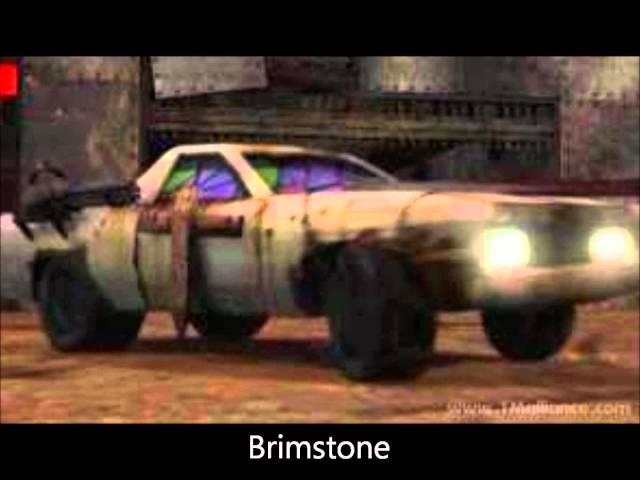 Twisted Metal Evey car EVER including Bosses