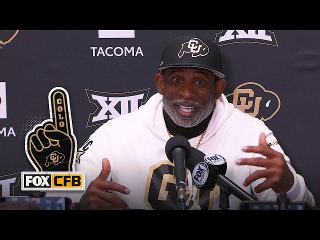 Postgame Interview: Deion Sanders on Colorado's unexpected loss to Kansas | CFB on FOX