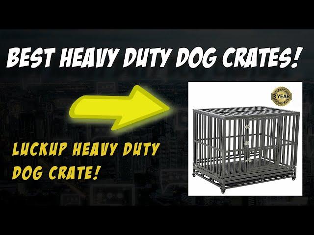 Best Heavy Duty Dog Crates: The LUCKUP Heavy Duty Dog Crate Review