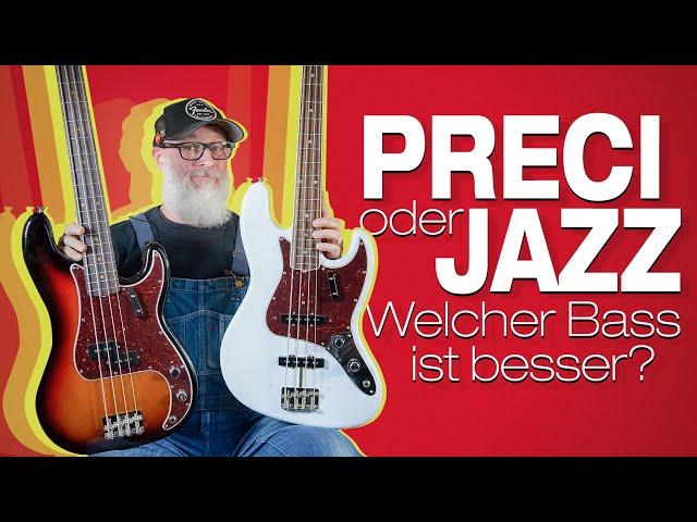 Preci und Jazz Bass im Vergleich