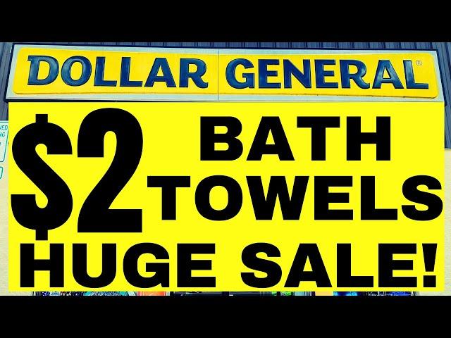 $2 BATH TOWELS!! | HUGE DOLLAR GENERAL SALE!! | 08/15-08/17