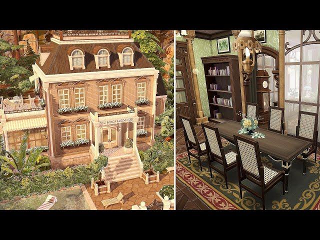 The Sims 4  WRITERS VILLA - Speed Build / no CC