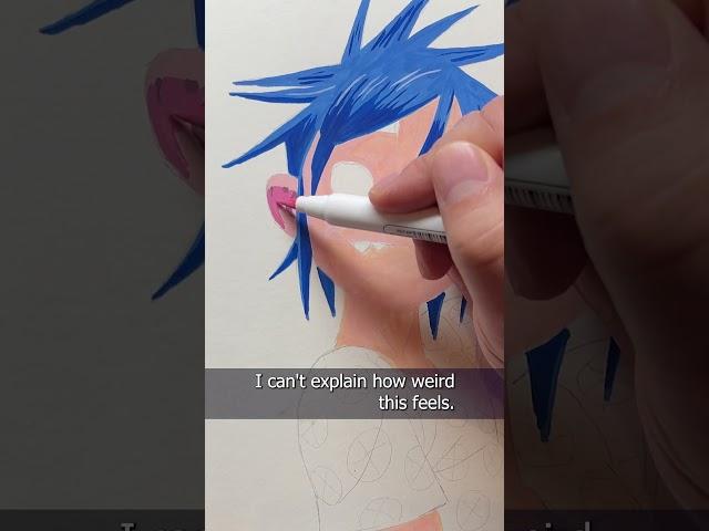 Painting 2D from Gorillaz with Arrtx Acrylic Markers (SUMMER RERUN)