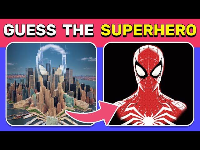 Guess the Hidden Superhero by ILLUSION ‍️ 30 Easy, Medium, Hard Levels