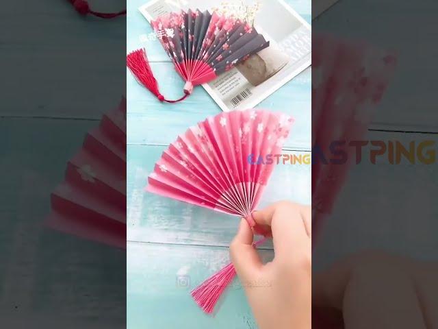 DIY Simple Japanese Fan Paper Origami Art & Craft