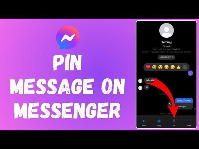 How to Pin a Message on Messenger 2024 | Message Pin on Messenger