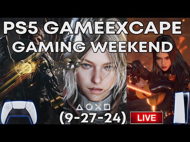 PS5 GameExcape Gaming Weekend (9-27-24)