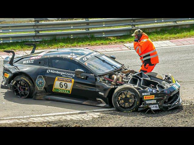 NÜRBURGRING CRASH & FAIL COMPILATION 2024 - Best of Nordschleife Crashes, Mistakes & Fails! 2024