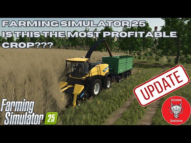 FARMING SIMULATOR 25 | MOST PROFITBLE CROP? | UPDATE 1.3