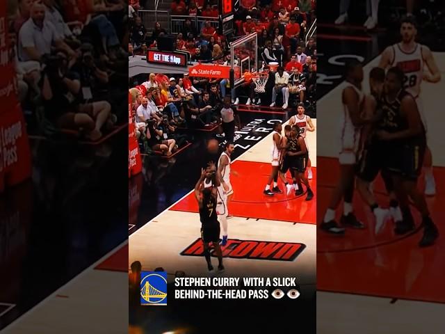 Stephen Curry With a Slick Behind the Head Pass! 