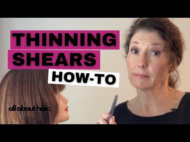 How To Use Thinning Shears Like A Pro - Tips And Tricks