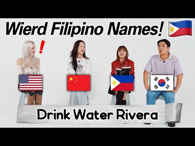 American Was Shocked by Asian's Weirdest names you'll ever hear but real!