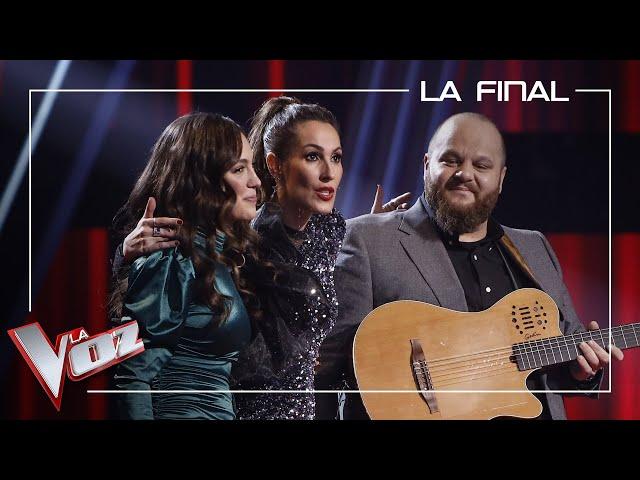 María Parrado and David Barrull make a surprise to Malú | The Final | The Voice Antena 3 2021