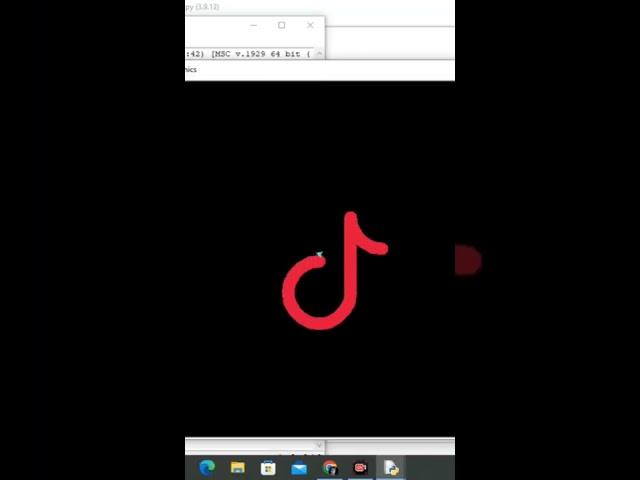 How to create Tiktok logo in python | python programming #short #python