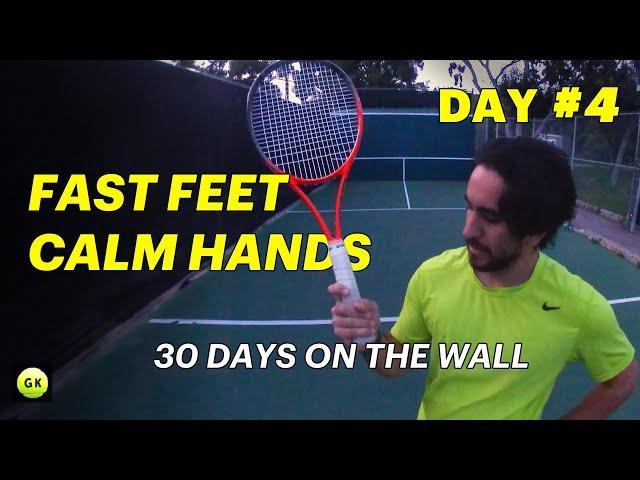 Footwork Drills On The Wall | Day 4