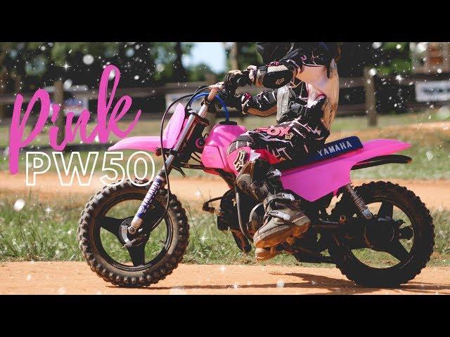 Pink PW50 Dirtbike