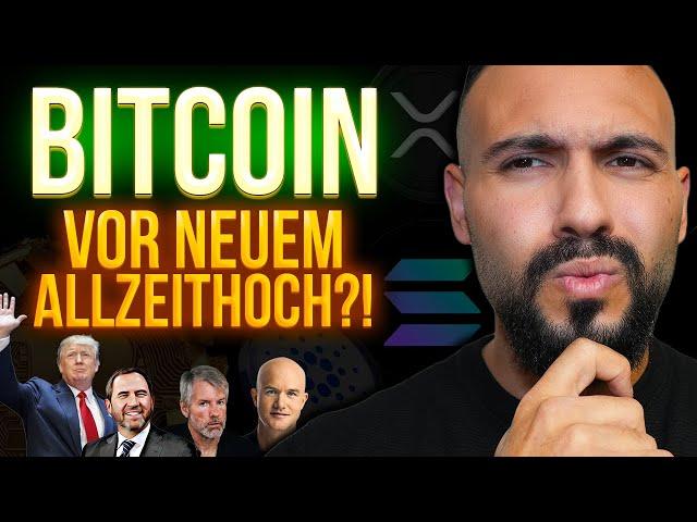 BITCOIN KURZ VOR NEUEM ATH? DIESES TREFFEN KANN ALLES ÄNDERN!!! CRYPTO SUMMIT XRP SOL ADA BTC ETH...