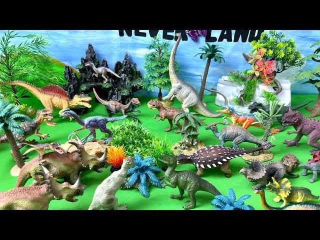 Đồ chơi Khủng long bạo chúa T-rex, Ankylosaurus, raptor. Big Jurassic world Dinosaurs Toys Diorama.