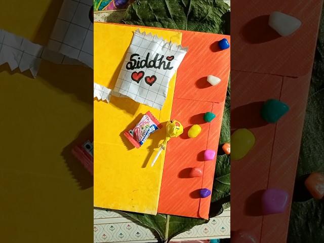 Chocolate gift unpacking idea || handmade gift unboxing #papercraft #craft #art #diy #artandcraft