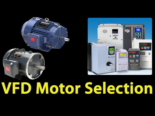 Selecting a Motor for a VFD Application - at AutomationDirect