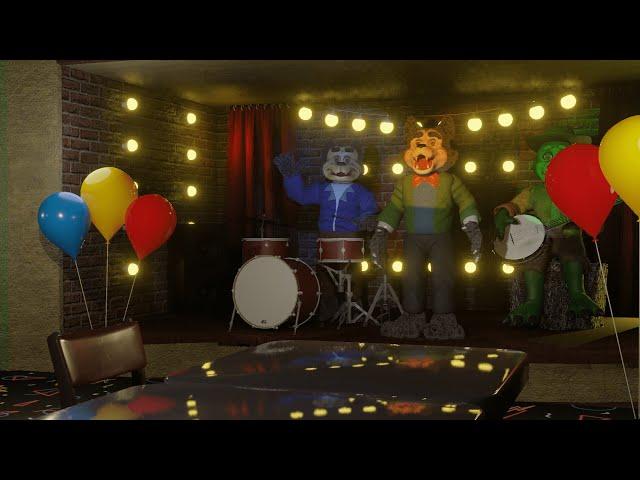 Showstage Animatronics Fan Animation @mini funtime Freddy