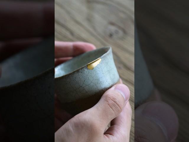 Behind the scenes of #KINTSUGI 　#金継ぎ #金繕い #kintsugiart #kintsukuroi