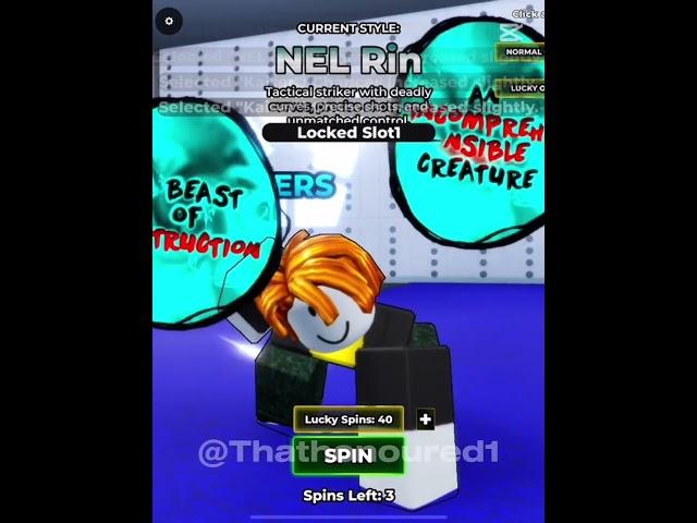 I GOT NEL RIN IN MY ALT WITH NORMAL SPINS 