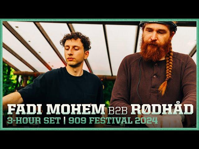 FADI MOHEM B2B RØDHÅD 3-HR SET at 909 FESTIVAL 2024 | AMSTERDAM