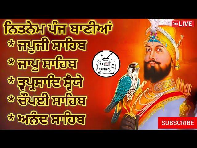 ਨਿੱਤਨੇਮ ਪੰਜ ਬਾਣੀਆਂ/ Nitnem Sahib Full Path/ Nitnem Panj Bania/ Fast Nitnem/ japji sahib/ਨਿਤਨੇਮ/v-409