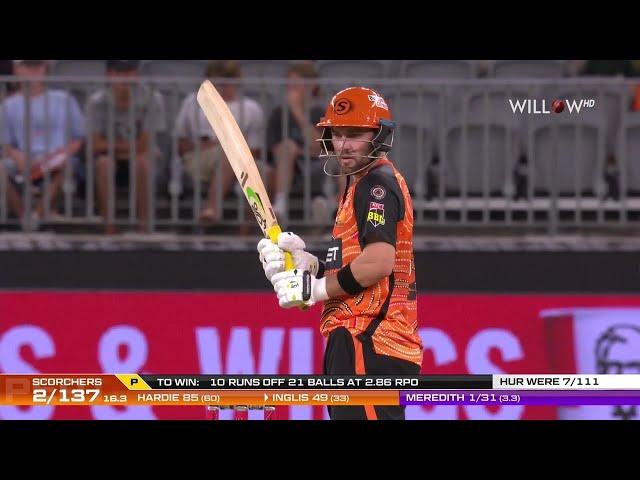 Josh Inglis 53 runs vs Hobart Hurricanes| 46th Match - Perth Scorchers vs Hobart Hurricanes