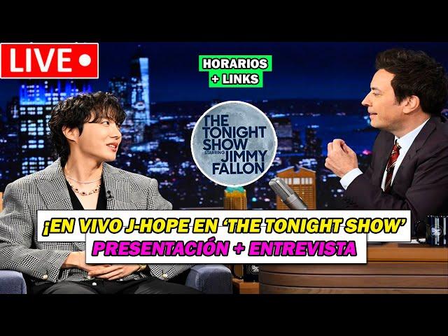  HOY! EN VIVO J-HOPE EN 'THE TONIGHT SHOW' CON JIMMY FALLON (HORARIOS + DÓNDE VERLO GRATIS)