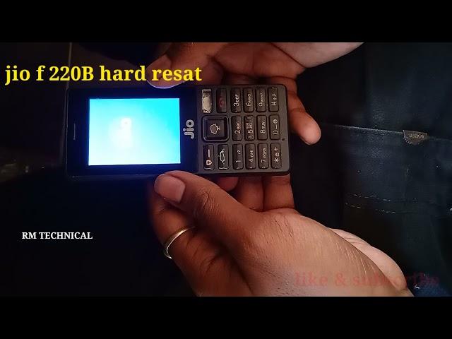 how to jio f220b hard resat by RM technical