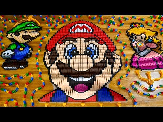 The Super Mario Bros. Movie in Dominoes!