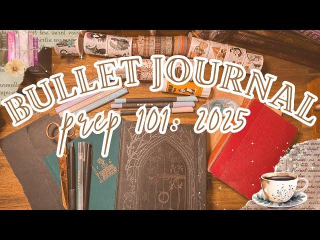 2025 Bullet Journal Prep 101: Reading Journal and Life Journal ft. The Washi Tape Shop