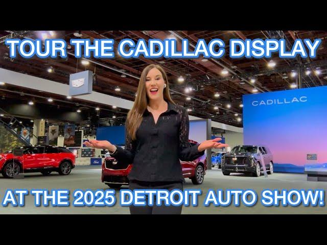 Tour The Cadillac Display With Me At The 2025 Detroit Auto Show! Opulent Velocity, HyperCar & More!