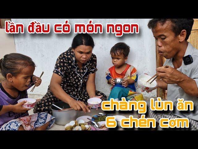 Lần đầu tiên gia đình chàng Lùn mới ăn món này