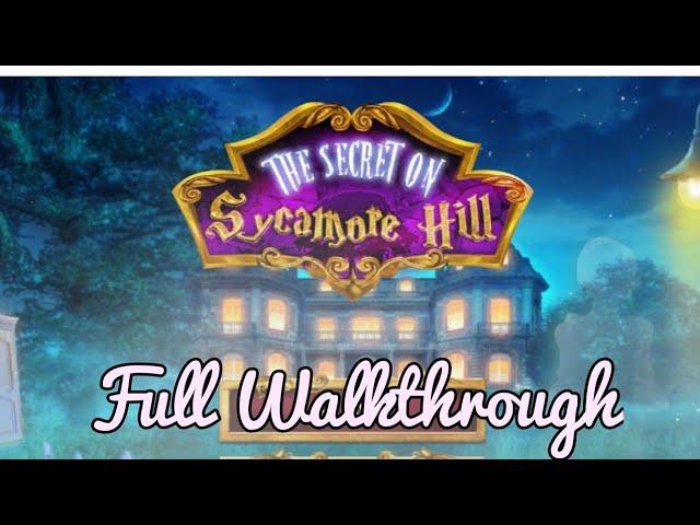 The Secret on Sycamore Hill Adventure Game Walkthrough (by Midnight Adventures LLC)