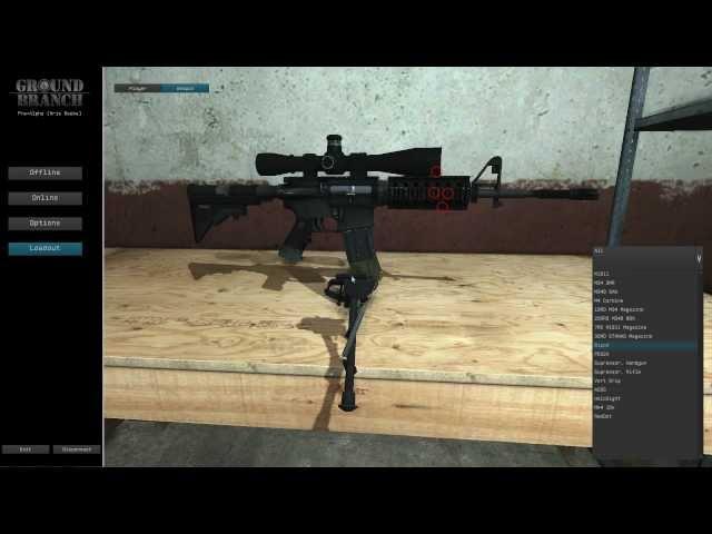 Ground Branch UI 2012-12-18 (Pre-Alpha)