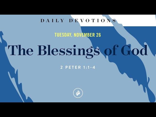 The Blessings of God – Daily Devotional