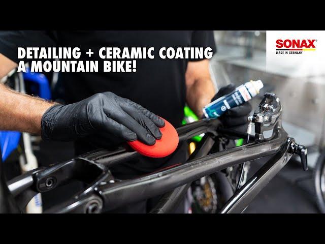 Detailing + Ceramic Coating a Mountain Bike! | SONAX Australia