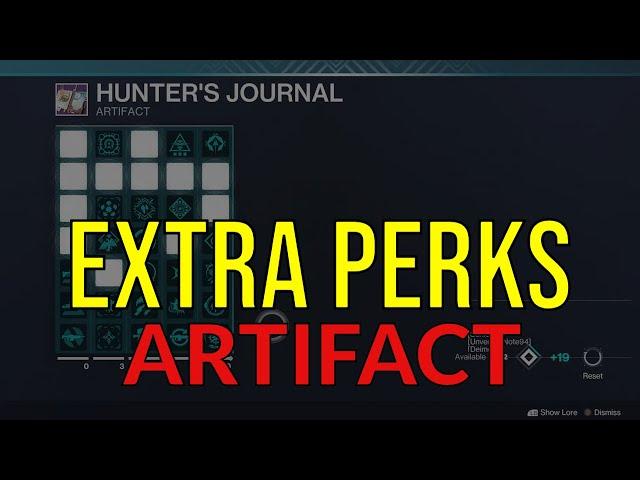 EXTRA ARTIFACT PERKS GLITCH