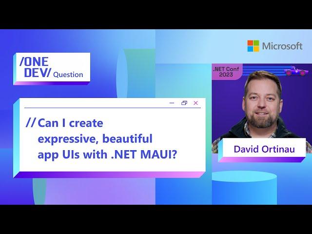 Can I create expressive, beautiful app UIs with .NET MAUI?