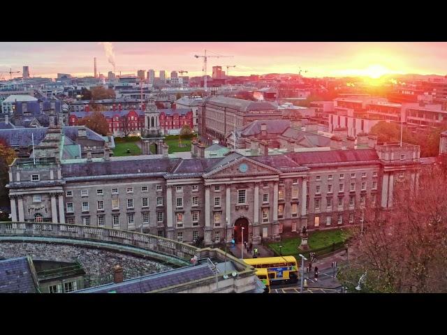 Sunrise in Trinity College Dublin