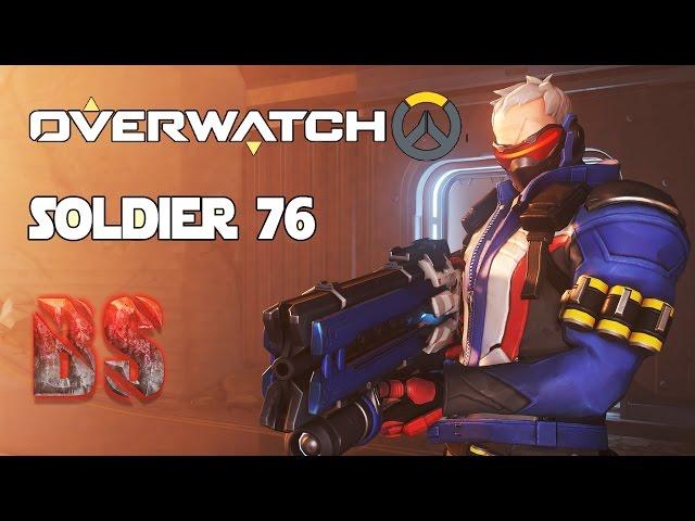 Overwatch #1 СОЛДАТ 76 Первый взгляд Betaylas