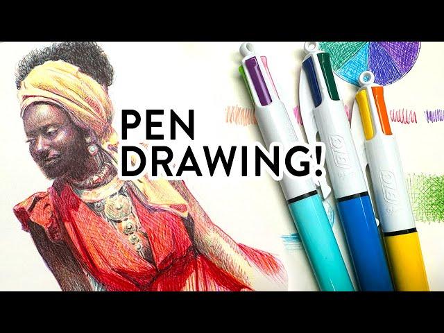 Multicolor Ballpoint Pen Drawing: Must-Know Tips and Tricks