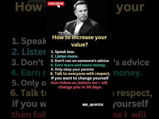 How to increase your value? #motivation #motivationquotesstudentsstudytohardwork #shorts #success