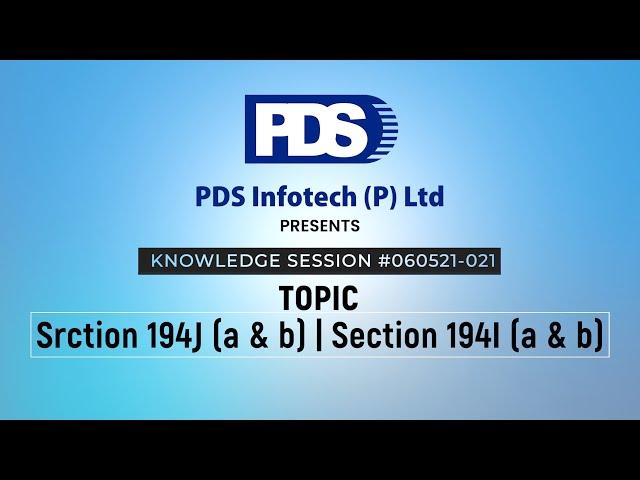 Section 194J (a & b) | Section 194I (a & b)