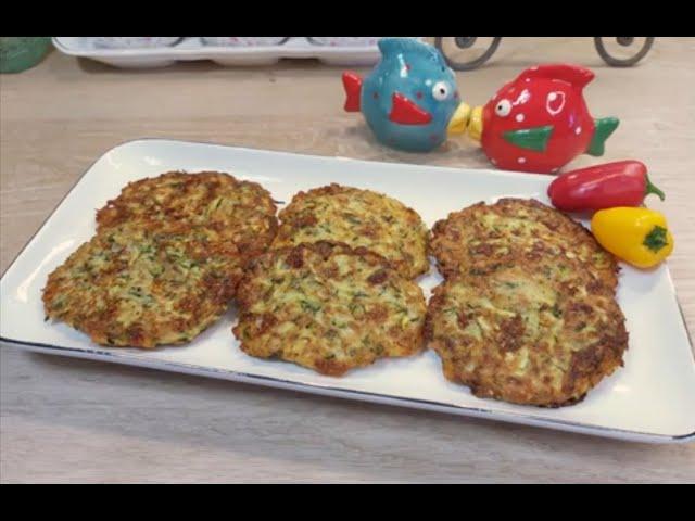 کوکو کدوسبز پنیری ،خوشمزه،دلچسب وآسان با آشپزخانه فریبا Zucchini kookoo